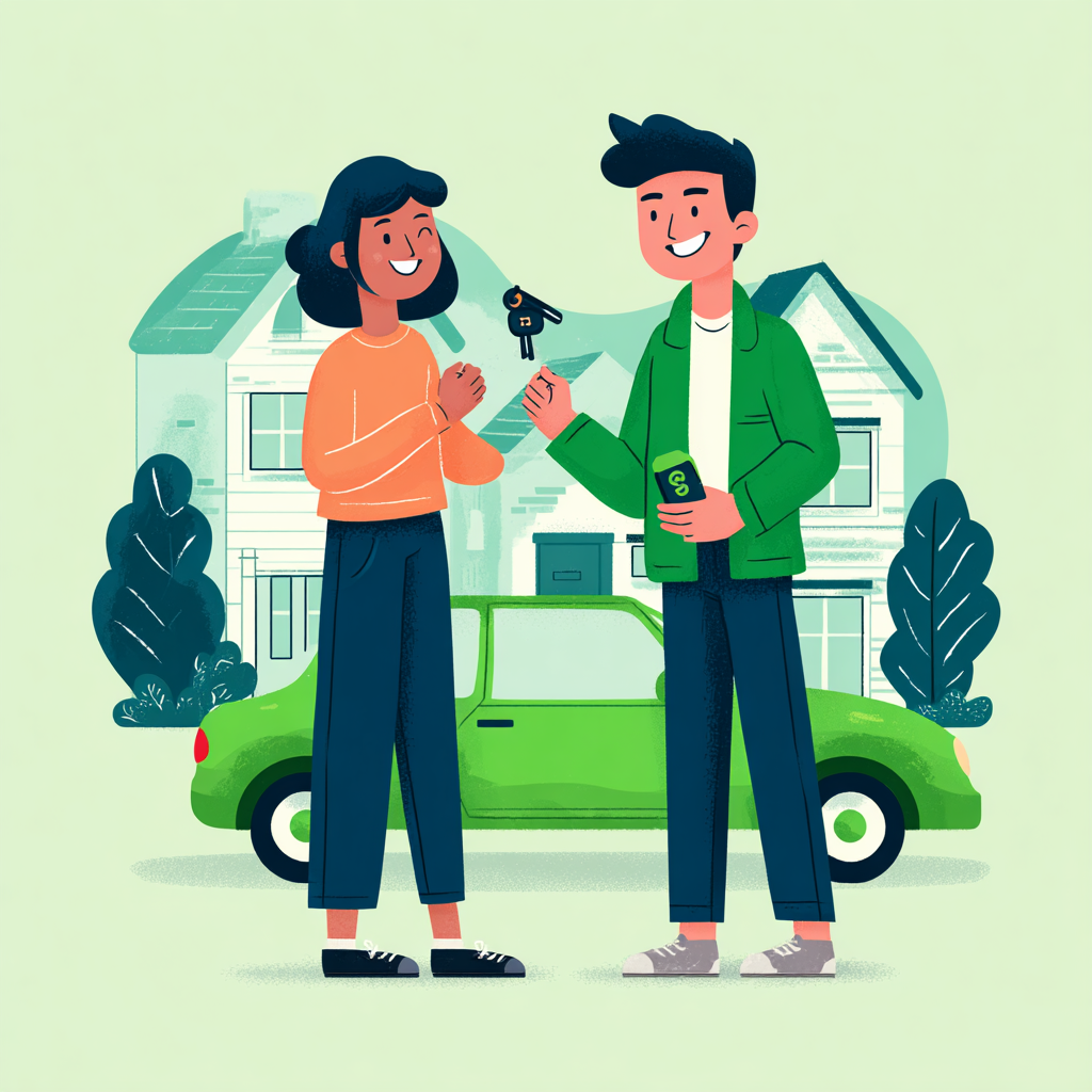 Neighbour keys illustration
